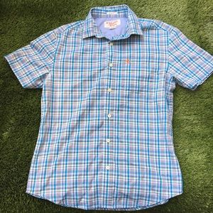 Men’s Penguin Button Down short sleeve S